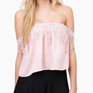 Tobi Field of Raindrops Crop Top